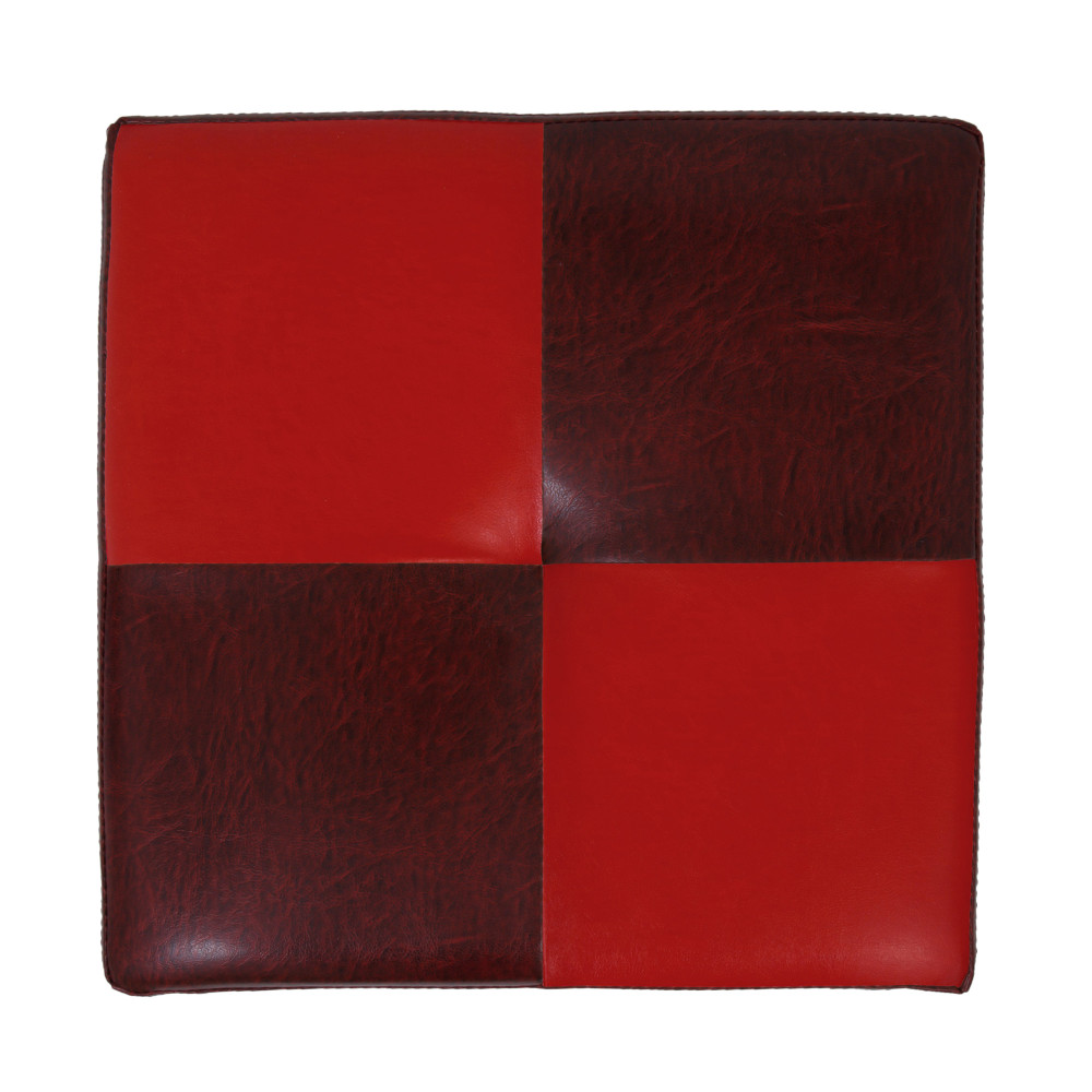 Taburet Cool - imitatie piele bordo/rosu - 21902/21900 Taburet Cool - imitatie piele bordo/rosu - 21902/21900
