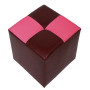 Taburet Cool - imitatie piele bordo/roz - 21902/21896 Taburet Cool - imitatie piele bordo/roz - 21902/21896