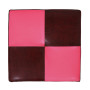 Taburet Cool - imitatie piele bordo/roz - 21902/21896 Taburet Cool - imitatie piele bordo/roz - 21902/21896