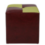 Taburet Cool - imitatie piele bordo/verde - 21902/21899 Taburet Cool - imitatie piele bordo/verde - 21902/21899