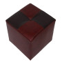 Taburet Cool - imitatie piele bordo/wenge - 21902/21835 Taburet Cool - imitatie piele bordo/wenge - 21902/21835