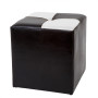 Taburet Cool - imitatie piele wenge/alb - 21835/21894 Taburet Cool - imitatie piele wenge/alb - 21835/21894