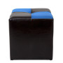Taburet Cool - imitatie piele wenge/albastru - 21835/21898 Taburet Cool - imitatie piele wenge/albastru - 21835/21898
