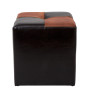 Taburet Cool - imitatie piele wenge/coniac - 21835/8070 Taburet Cool - imitatie piele wenge/coniac - 21835/8070