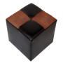 Taburet Cool - imitatie piele wenge/coniac - 21835/8070 Taburet Cool - imitatie piele wenge/coniac - 21835/8070