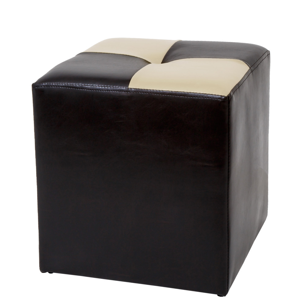 Taburet Cool - imitatie piele wenge/crem - 21835/21834 Taburet Cool - imitatie piele wenge/crem - 21835/21834