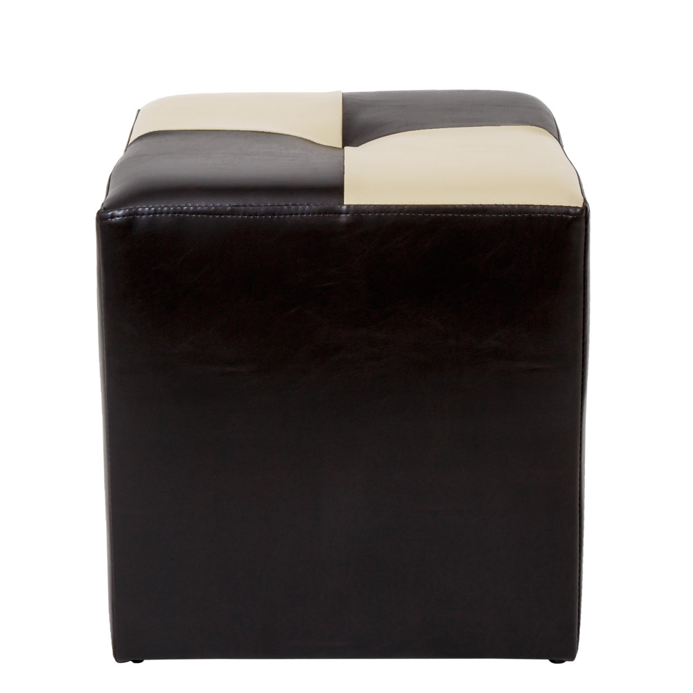 Taburet Cool - imitatie piele wenge/crem - 21835/21834 Taburet Cool - imitatie piele wenge/crem - 21835/21834