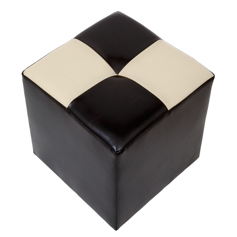 Taburet Cool - imitatie piele wenge/crem - 21835/21834 Taburet Cool - imitatie piele wenge/crem - 21835/21834
