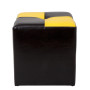 Taburet Cool - imitatie piele wenge/galben - 21835/22168 Taburet Cool - imitatie piele wenge/galben - 21835/22168