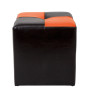 Taburet Cool - imitatie piele wenge/portocaliu - 21835/21895 Taburet Cool - imitatie piele wenge/portocaliu - 21835/21895