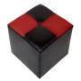 Taburet Cool - imitatie piele wenge/rosu - 21835/21900 Taburet Cool - imitatie piele wenge/rosu - 21835/21900