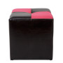 Taburet Cool - imitatie piele wenge/roz - 21835/21896 Taburet Cool - imitatie piele wenge/roz - 21835/21896