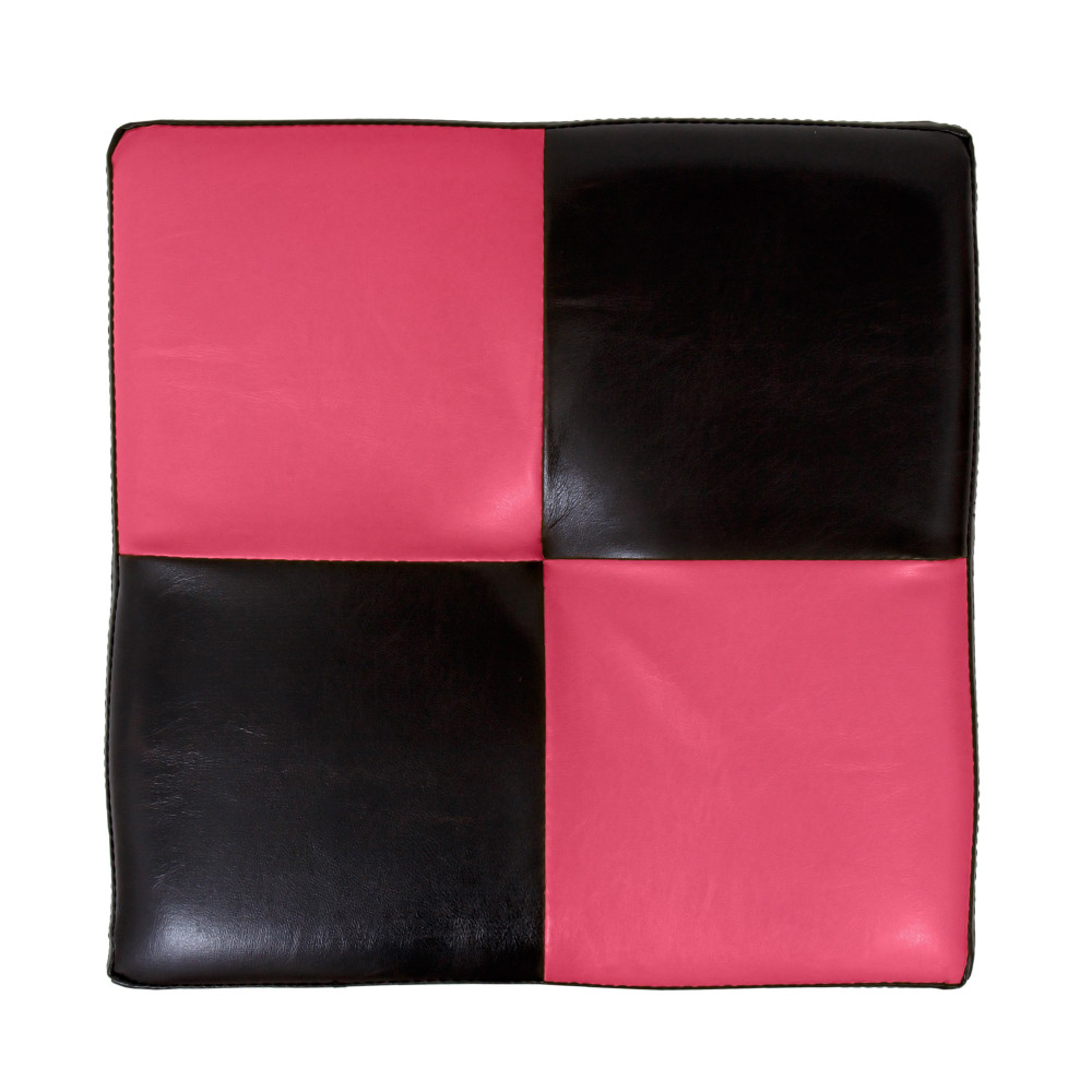 Taburet Cool - imitatie piele wenge/roz - 21835/21896 Taburet Cool - imitatie piele wenge/roz - 21835/21896