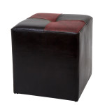 Taburet Cool - imitatie piele wenge/bordo - 21835/21902