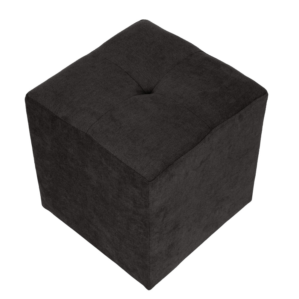 Taburet Cool - stofa K06 - negru Taburet Cool - stofa K06 - negru