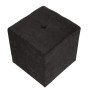 Taburet Cool - stofa K06 - negru Taburet Cool - stofa K06 - negru