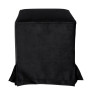 Taburet cu husa Cube H - stofa H01 - negru Taburet cu husa Cube H - stofa H01 - negru
