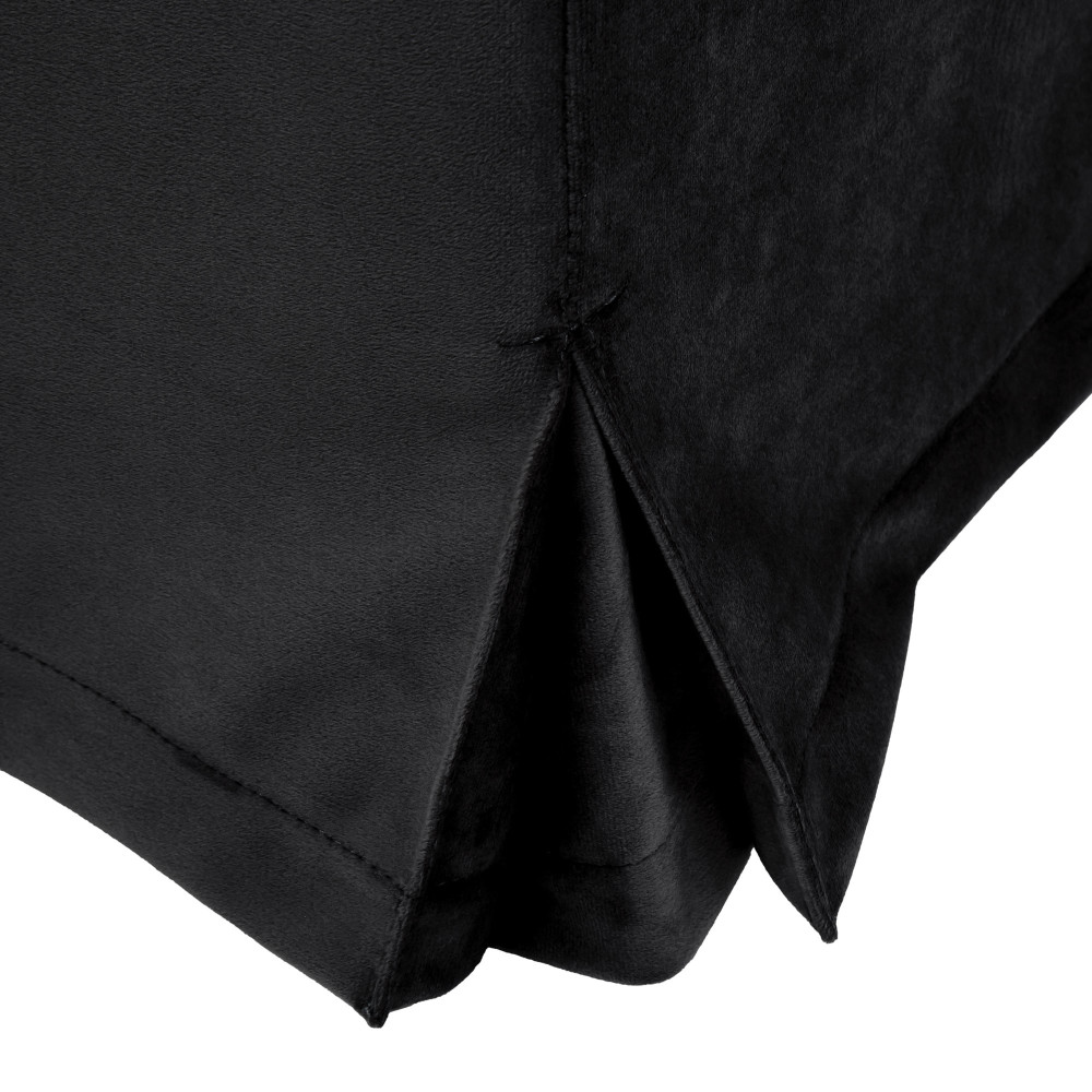 Taburet cu husa Cube H - stofa H01 - negru Taburet cu husa Cube H - stofa H01 - negru