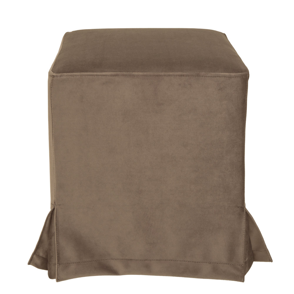 Taburet cu husa Cube H - stofa H03 - bej Taburet cu husa Cube H - stofa H03 - bej