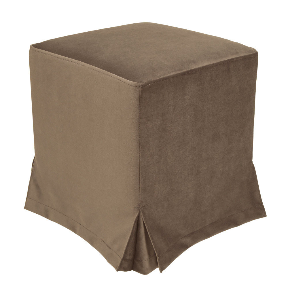 Taburet cu husa Cube H - stofa H03 - bej Taburet cu husa Cube H - stofa H03 - bej