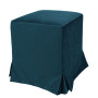 Taburet cu husa Cube H - stofa H13 - turcoaz Taburet cu husa Cube H - stofa H13 - turcoaz
