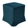 Taburet cu husa Cube H - stofa H13 - turcoaz Taburet cu husa Cube H - stofa H13 - turcoaz