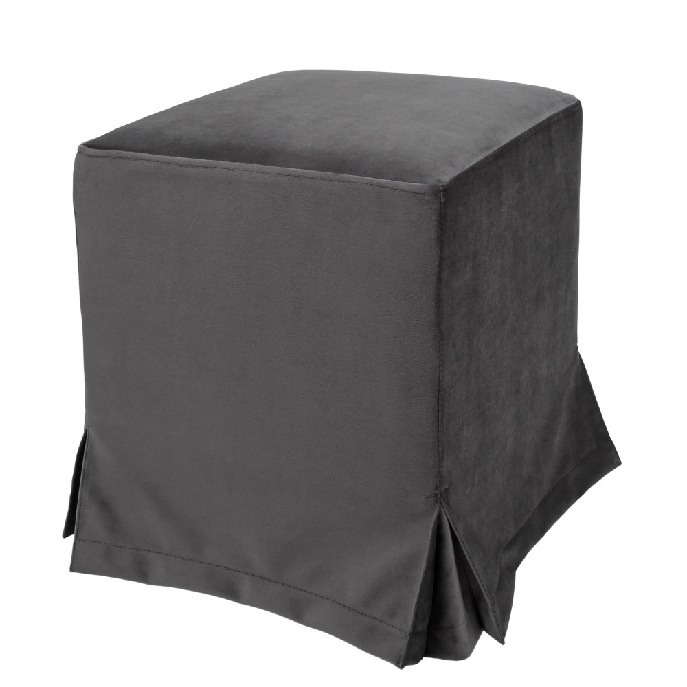 Taburet cu husa Cube H - stofa H30 - gri Taburet cu husa Cube H - stofa H30 - gri