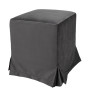 Taburet cu husa Cube H - stofa H30 - gri Taburet cu husa Cube H - stofa H30 - gri