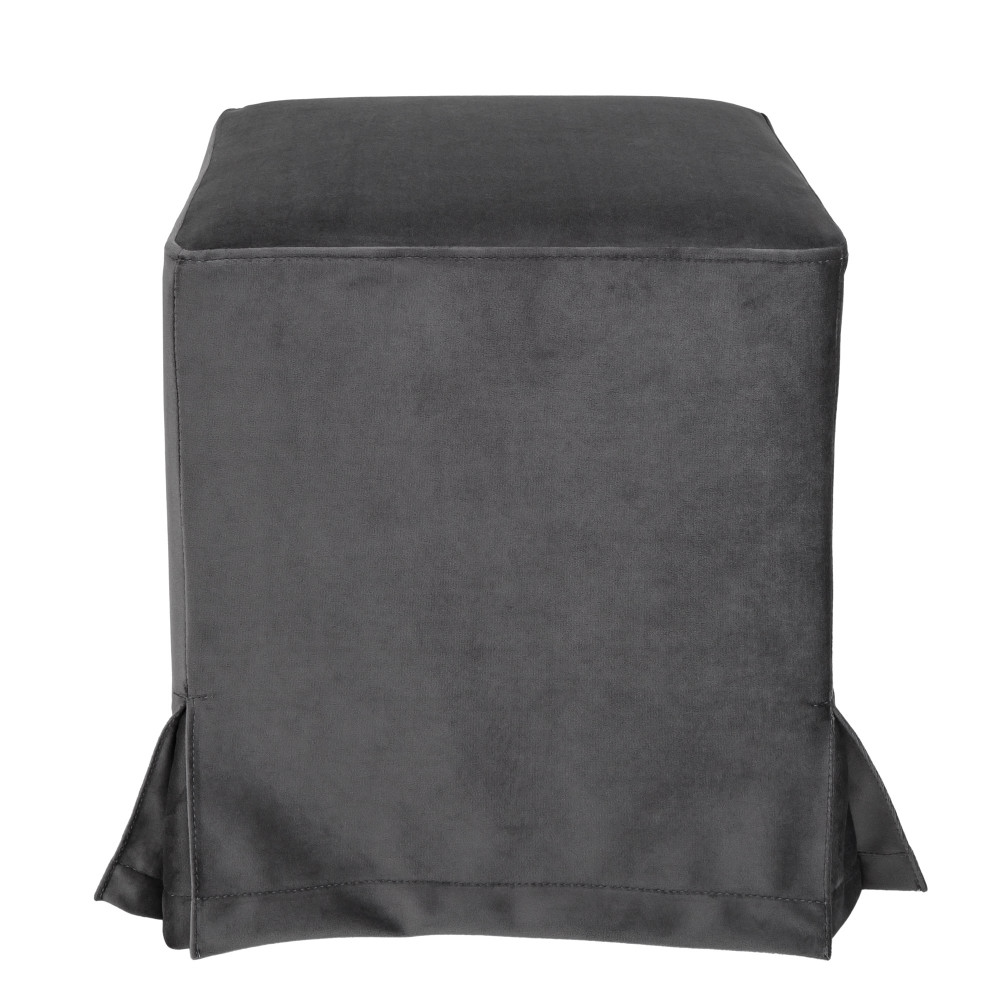 Taburet cu husa Cube H - stofa H30 - gri Taburet cu husa Cube H - stofa H30 - gri