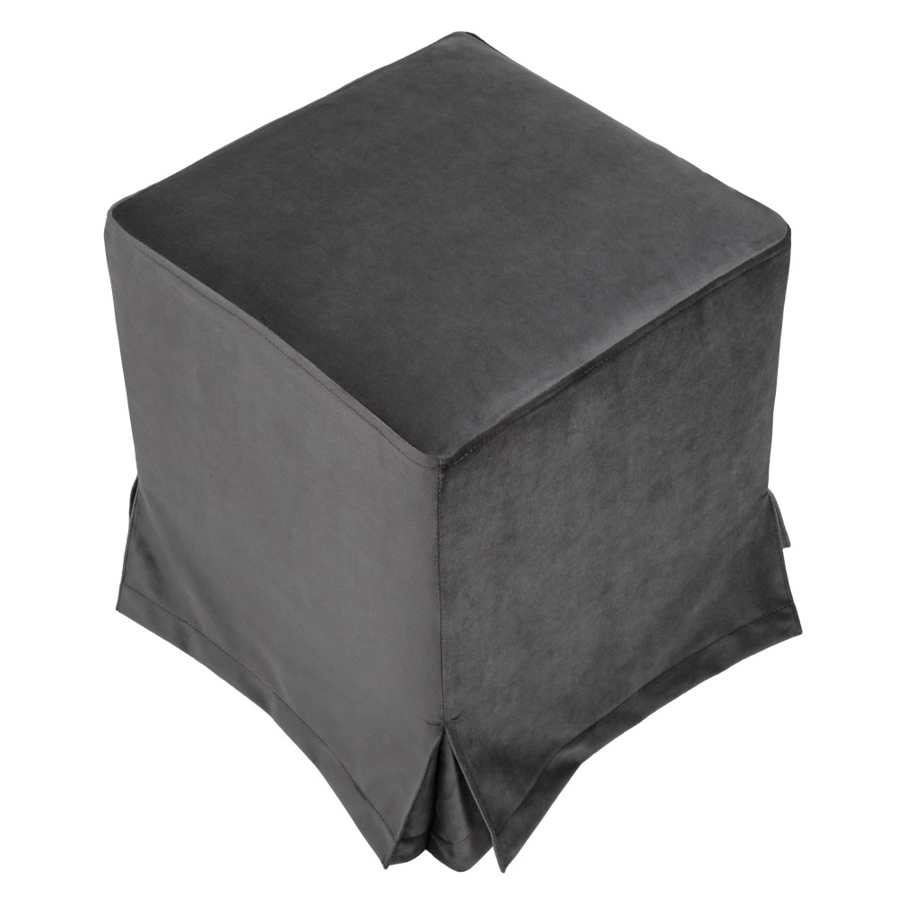 Taburet cu husa Cube H - stofa H30 - gri Taburet cu husa Cube H - stofa H30 - gri