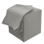 Taburet cu husa Cube H - stofa H34 - gri deschis Taburet cu husa Cube H - stofa H34 - gri deschis