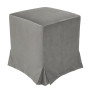 Taburet cu husa Cube H - stofa H34 - gri deschis Taburet cu husa Cube H - stofa H34 - gri deschis