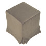 Taburet cu husa Cube H - stofa H44 - grej Taburet cu husa Cube H - stofa H44 - grej