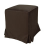 Taburet cu husa Cube H - stofa H48 - maro Taburet cu husa Cube H - stofa H48 - maro