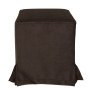 Taburet cu husa Cube H - stofa H48 - maro Taburet cu husa Cube H - stofa H48 - maro
