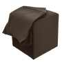 Taburet cu husa Cube H - stofa H48 - maro Taburet cu husa Cube H - stofa H48 - maro