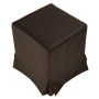Taburet cu husa Cube H - stofa H48 - maro Taburet cu husa Cube H - stofa H48 - maro