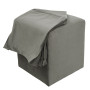 Taburet cu husa Cube H - stofa H49 - gri petrol Taburet cu husa Cube H - stofa H49 - gri petrol