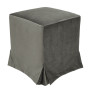 Taburet cu husa Cube H - stofa H49 - gri petrol Taburet cu husa Cube H - stofa H49 - gri petrol