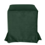 Taburet cu husa Cube H - stofa H56 - verde Taburet cu husa Cube H - stofa H56 - verde