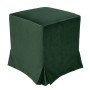 Taburet cu husa Cube H - stofa H56 - verde Taburet cu husa Cube H - stofa H56 - verde