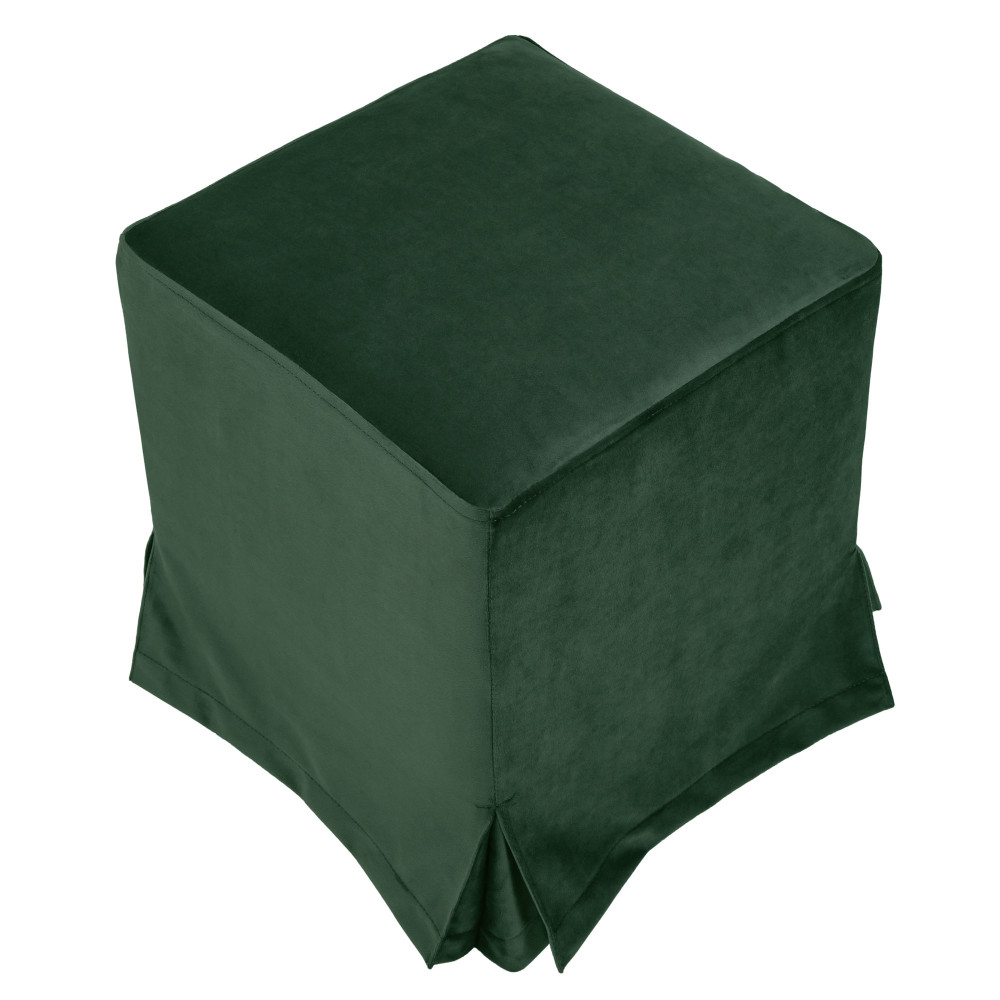 Taburet cu husa Cube H - stofa H56 - verde Taburet cu husa Cube H - stofa H56 - verde