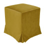 Taburet cu husa Cube H - stofa H66 - galben Taburet cu husa Cube H - stofa H66 - galben