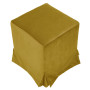 Taburet cu husa Cube H - stofa H66 - galben Taburet cu husa Cube H - stofa H66 - galben