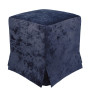 Husa taburet Cube - E29 - stofa albastra Husa taburet Cube - E29 - stofa albastra