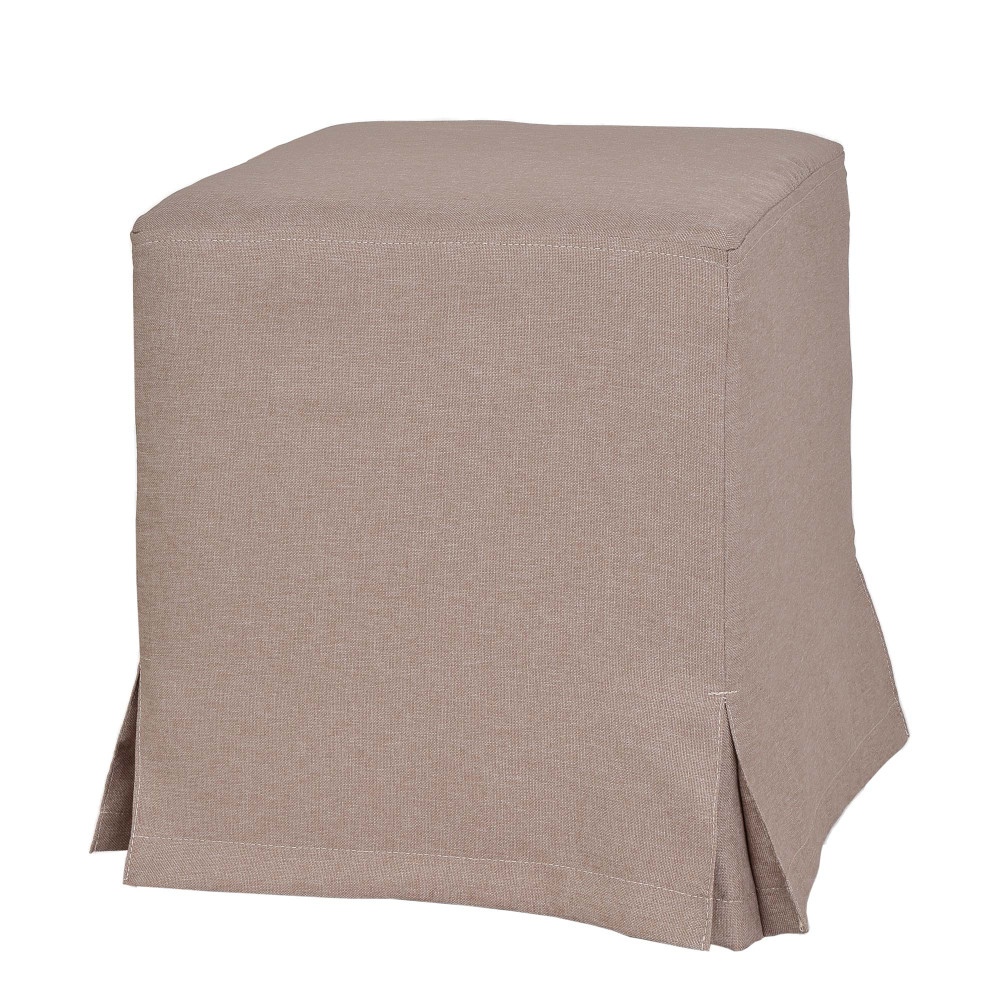 Husa taburet Cube - S17 - stofa bej Husa taburet Cube - S17 - stofa bej