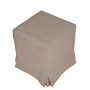 Husa taburet Cube - S17 - stofa bej Husa taburet Cube - S17 - stofa bej