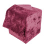 Taburet cu husa Cube H - stofa E42 - bordo Taburet cu husa Cube H - stofa E42 - bordo