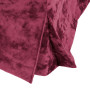Taburet cu husa Cube H - stofa E42 - bordo Taburet cu husa Cube H - stofa E42 - bordo