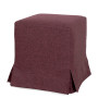 Taburet cu husa Cube H - stofa S78 - bordo Taburet cu husa Cube H - stofa S78 - bordo